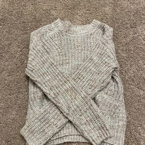 copper key gray with a little color sweater